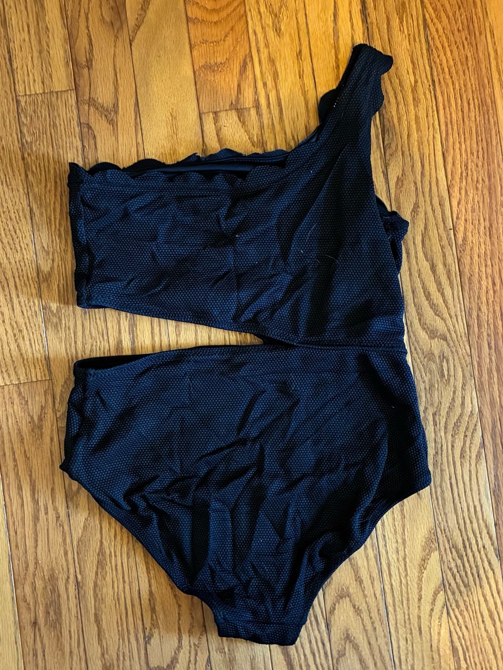 Girl’s One-Piece Ruffled Swimsuit, 14/16